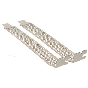 InLine® PCI / PCI-E Slot Cover Bracket perforated 2pcs. Set