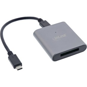 InLine® Card reader USB 3.2 USB-C or USB-A, for CFexpress type B cards