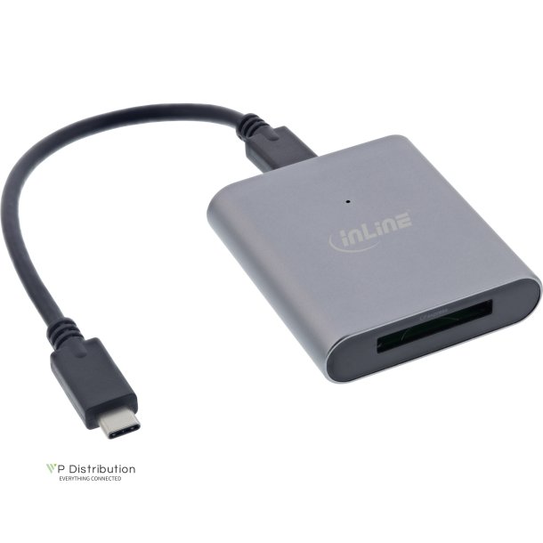 InLine&reg; Card reader USB 3.2 USB-C or USB-A, for CFexpress type B cards