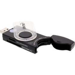 InLine&reg; USB 3.0 Mobile Card Reader with 2 Slots for SD SDHC SDXC microSD
