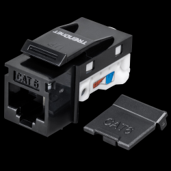 Trendnet 25 Pack Cat6 RJ-45 Keystone Jack, Black