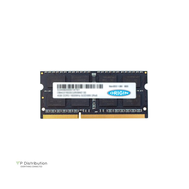 Origin memory module 4 GB DDR3 1600 MHz EQV to HP 691740-001 (Ships as 1600mHz)