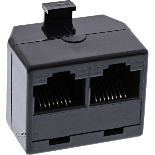 InLine&reg; ISDN Distribution rack 1x RJ45 M / 2x RJ45 F w/o terminal resistor