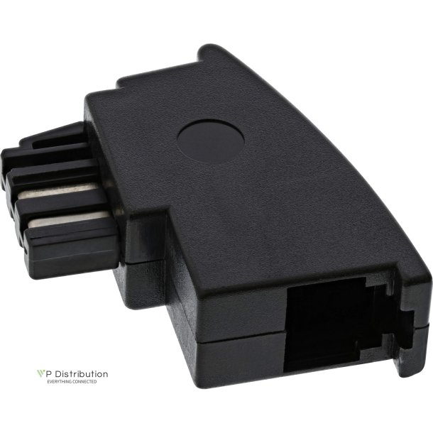 InLine&reg; TAE-N Adapter TAE-N male / RJ11 female 6P4C