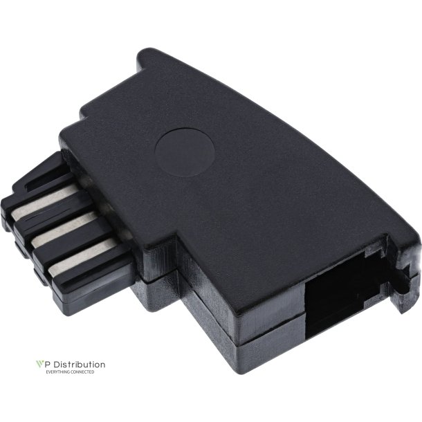 InLine&reg; TAE-F German Adapter TAE-F German Plug / RJ11 socket