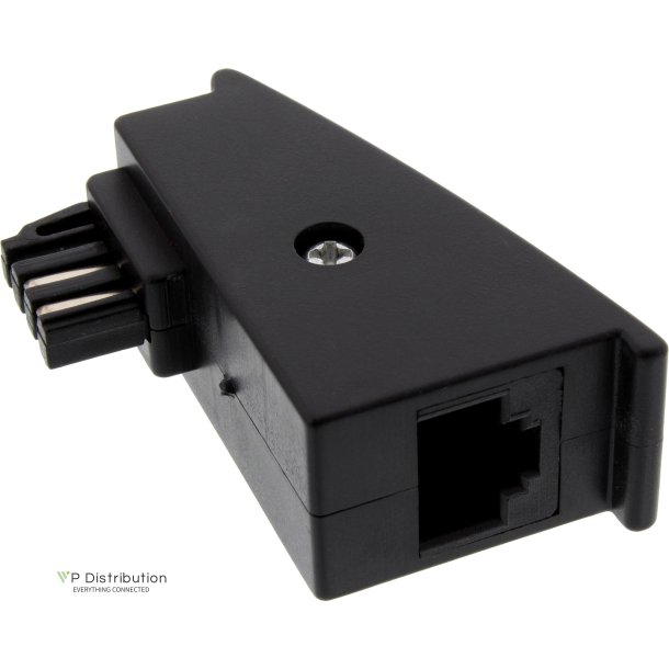 InLine&reg; TAE-F Adapter, TAE-F male / RJ45 female, 8P2C for Fritzbox