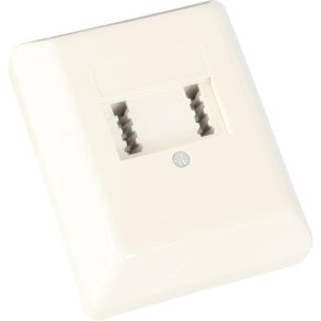 InLine® TAE German Telephone Box F/F for surface mounting