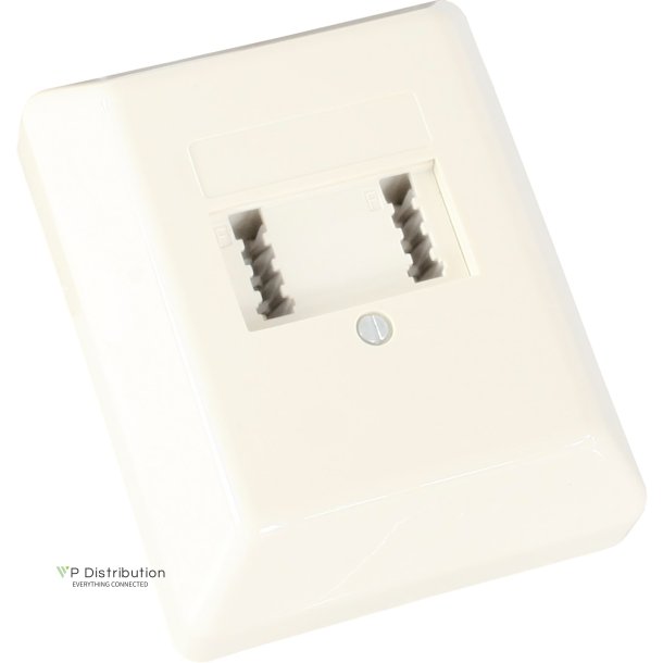 InLine&reg; TAE German Telephone Box F/F for surface mounting