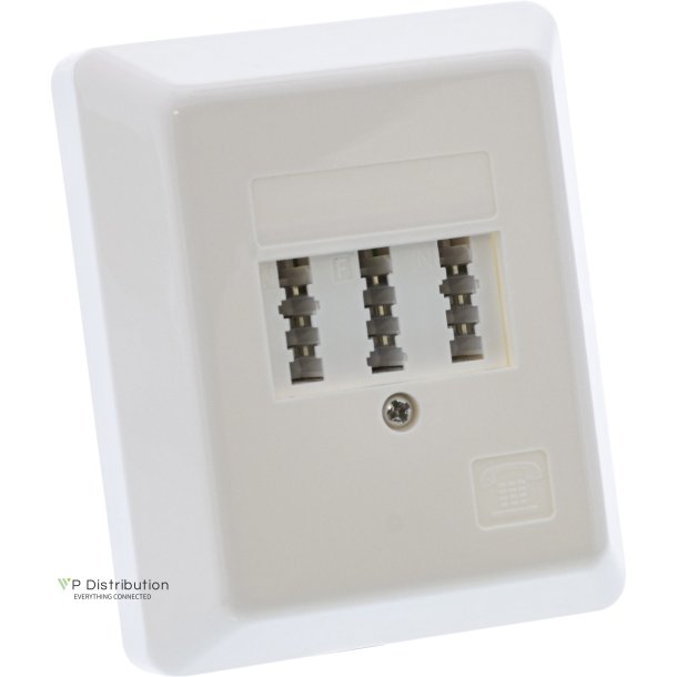 InLine&reg; Telephone Box Surface mounted TAE-N/F/N (German)