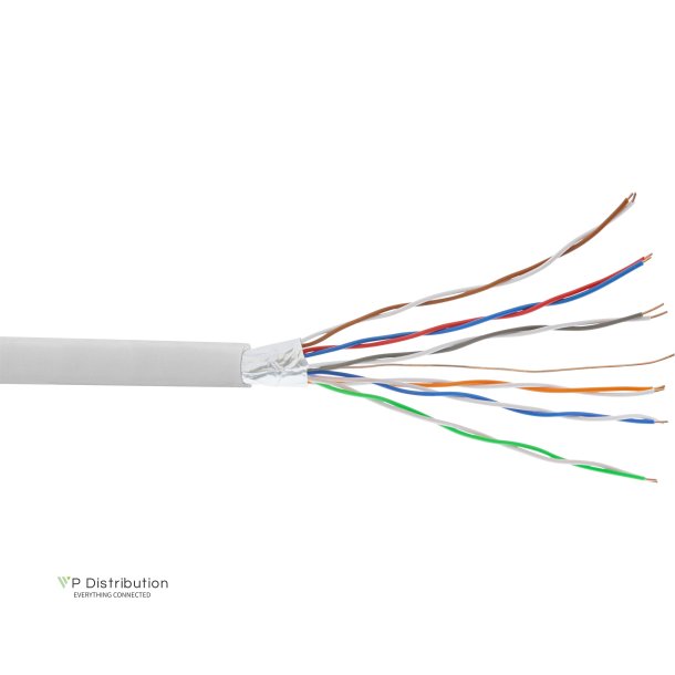 InLine&reg; Telephone Cable 12 wire solid installation 6x2x06mm shielded 25m