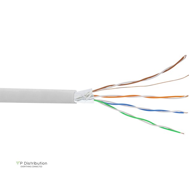InLine&reg; Telephone Installation Cable 8 Wire solid 4x2x0.6mm shielded 100m