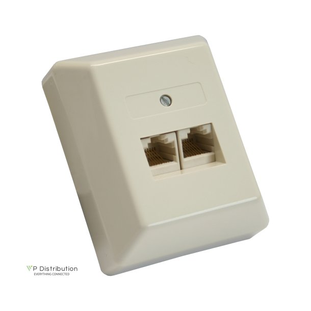 InLine&reg; ISDN Wall Plate 2x RJ45 female 2x 8 Port