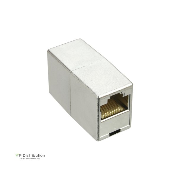 InLine&reg; Cat.5e Patch Cable Connector 2x RJ45 female shielded direct