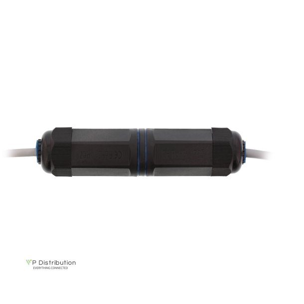 InLine&reg; Cat.6 coupling, waterproof IP67, 2x RJ45 F/F, 1:1