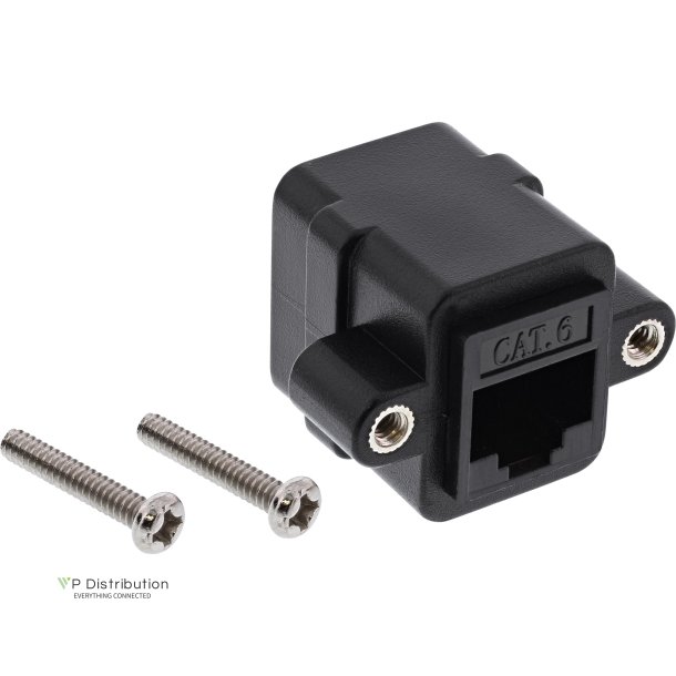 InLine&reg; Patch Cable Coupling UTP 2x RJ45 female for installation