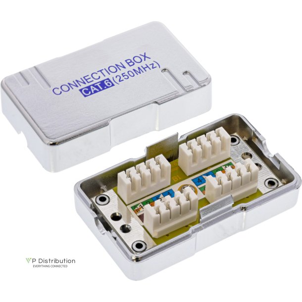 InLine&reg; Connection Box Cat.6 LSA shielded