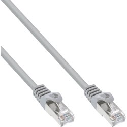 20pcs. pack Bulk-Pack InLine&reg; Patch cable, SF/UTP, Cat.5e, grey, 7.5m