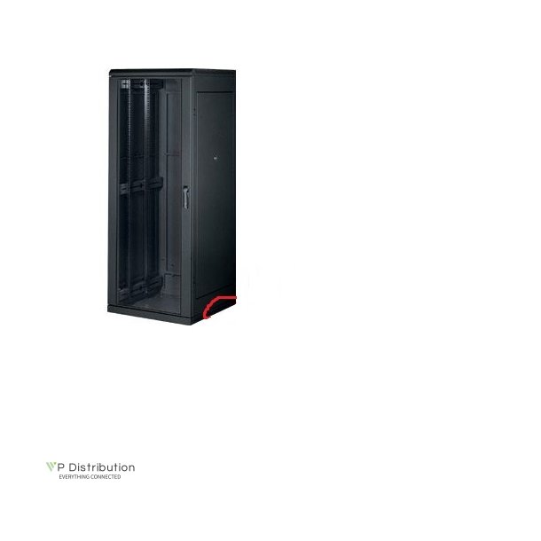 Triton 19" Network Cabinet 42U, 800X1000Mm, Glass Door, Black