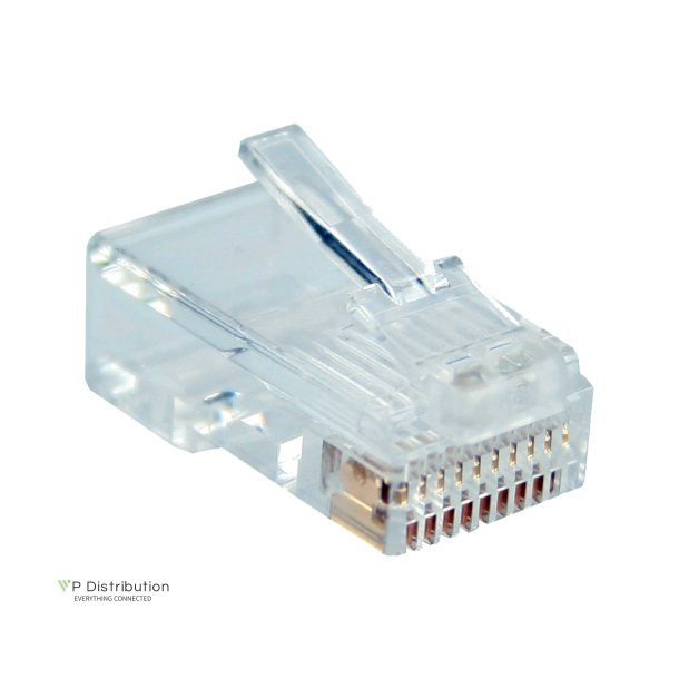 InLine&reg; Modular Plug 10P10C for Crimping Western Jack to Ribbon Cable, 10 pcs.