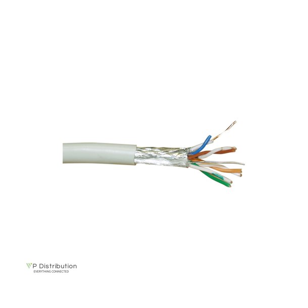 InLine&reg; Solid installation cable, Cat.5e, SF/UTP, AWG24 CCA, PVC, 500m