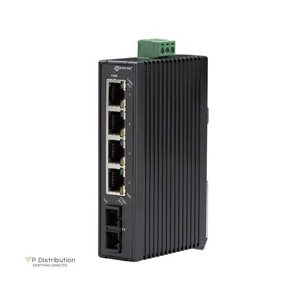 Black Box 4-Port 10/100Base Tx 1 Port 100 Base Fx-Sc