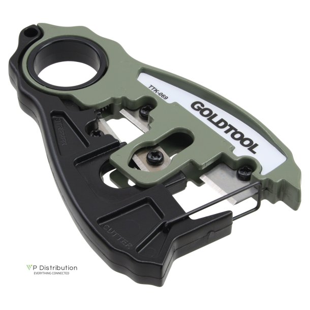 InLine&reg; Universal Cable Stripper with Cable Cutter for Patch and Coax Cable