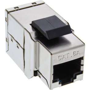 InLine RJ45 Keystone Module female to female SNAP-In Cat.6A STP
