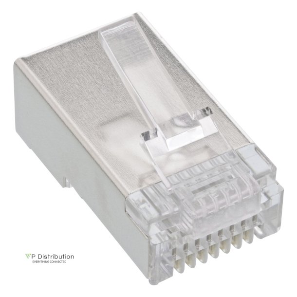 InLine&reg; Crimp Connector RJ45 for stiff Cables / installation Cables up to AWG24 10 pcs.