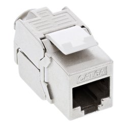 InLine&reg; RJ45 Keystone Jack Snap-In module Cat.6a