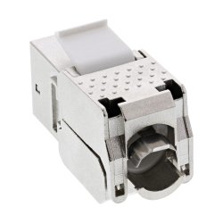 InLine&reg; RJ45 Keystone Jack Snap-In module Cat.6a, with dust cover