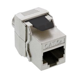 InLine&reg; RJ45 Keystone Jack Snap-In module Cat.6a