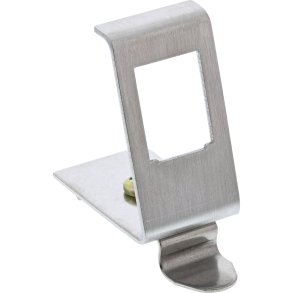 InLine® Keystone Mounting for DIN rail, 1-port, metal