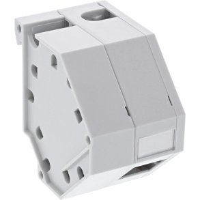 InLine® Keystone SNAP-In Fiber Keystone module holder, 1-port for DIN rail
