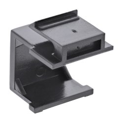 InLine&reg; Keystone SNAP-In blind cover for module slot, black, 10 pcs.