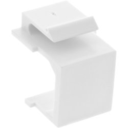 InLine&reg; Keystone SNAP-In blind cover for module slot, white, 10 pcs.
