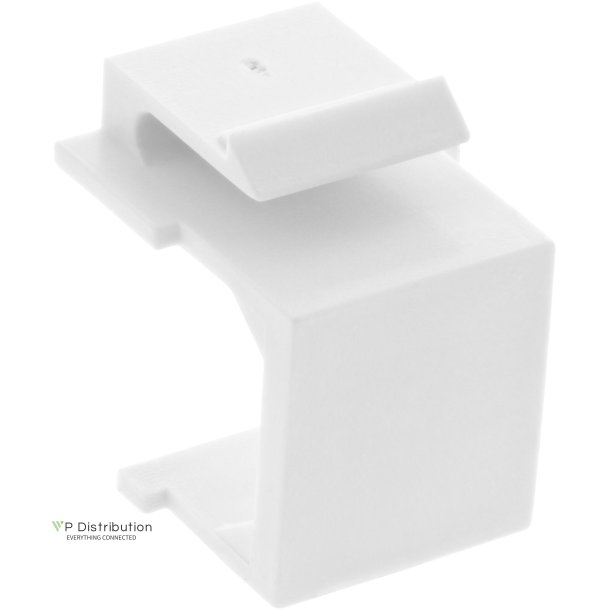 InLine&reg; Keystone SNAP-In blind cover for module slot, white, 10 pcs.