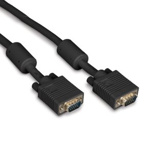 Black Box Vga Video Cable W/Ferrite Core Black 50Ft