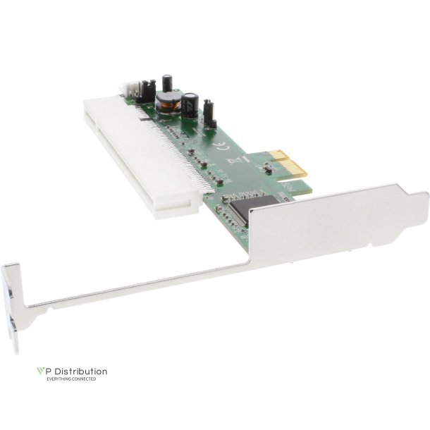 InLine&reg; PCI Interface Adapter to PCIe Interface Card use legacy PCI in modern PC