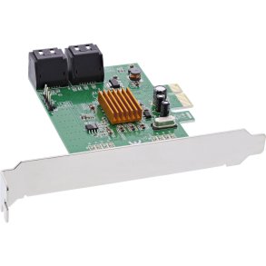 InLine SATA 6Gb/s Controller with 4 SATA Ports PCI-Express 2.0