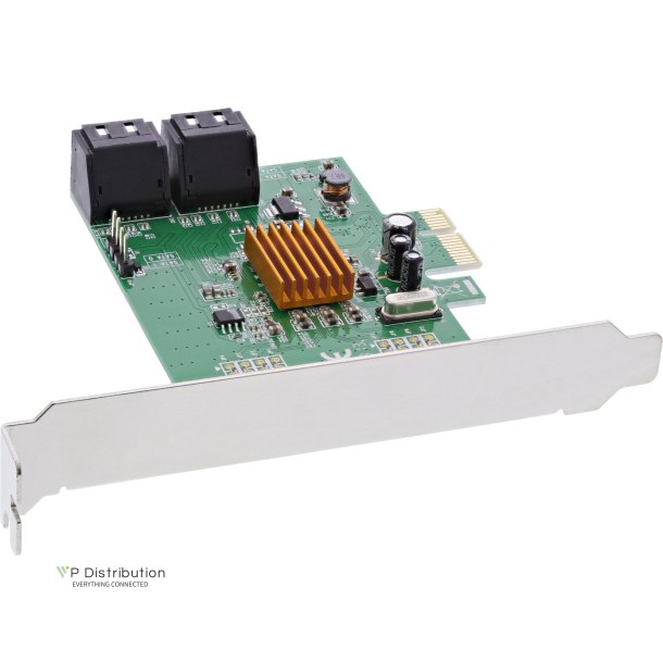 InLine&reg; SATA 6Gb/s Controller with 4 SATA Ports PCI-Express 2.0