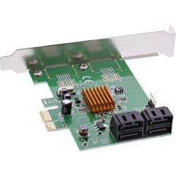 InLine SATA 6Gb/s Controller with 4 SATA Ports PCI-Express 2.0
