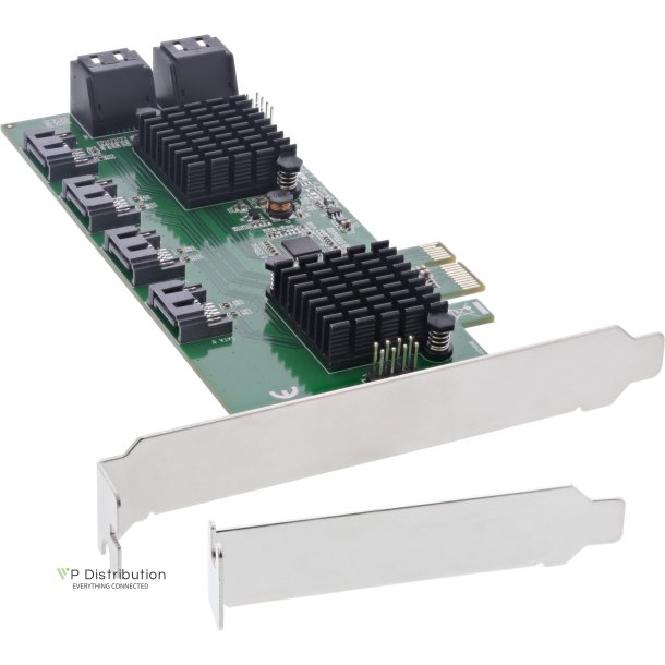 InLine Controller Card, 8x SATA 6Gb/s, PCIe 2.0 (PCI Express)