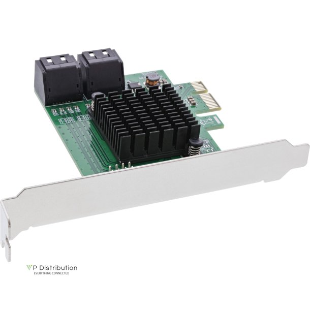 InLine SATA 6Gb/s Controller with 4x SATA, PCIe 2.0