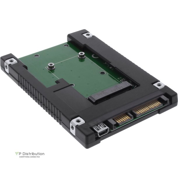 InLine&reg; Drive Adapter 2.5" SATA to mSATA SSD