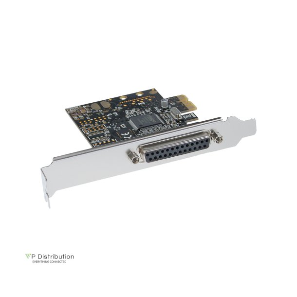 InLine&reg; Parallel Port Interface Card ECP + EPP + SPP Controller PCI-E