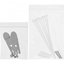 InLine Patch panel Cat.6A 0.5U 8-port, for table/wall/rail, with dust protection, black