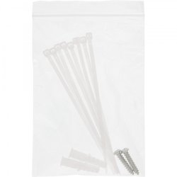 InLine Patch panel Cat.6A 0.5U 8-port, table/wall mounting, light grey, RAL7035