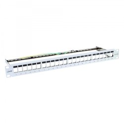 InLine Blank Patch Panel 19" 24 Port 1U light grey