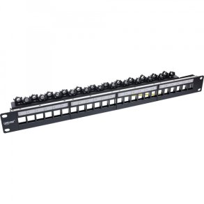 InLine Patch panel 24-way, Keystone empty panel Patch panel, 19
