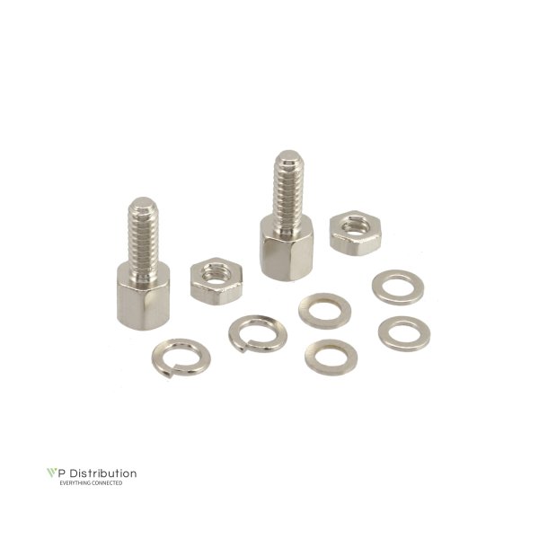 InLine&reg; Screw Kit Sub-D Installation Kit 10 pcs.